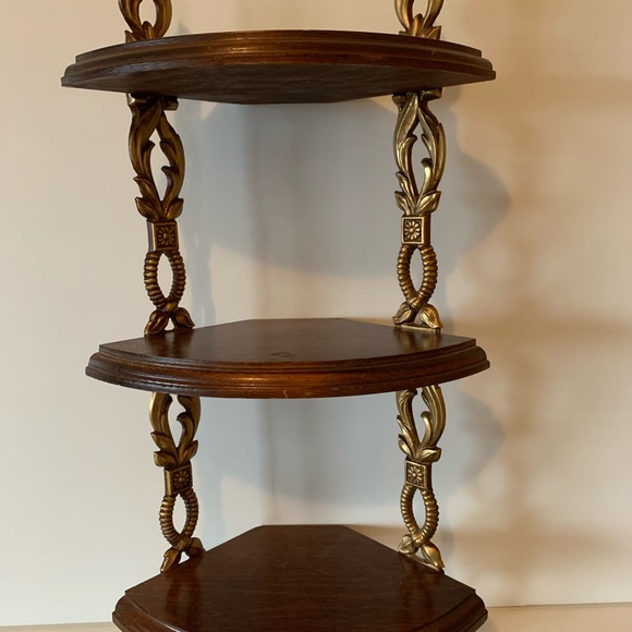 ❤️SOLD❤️Mid -Century Modern 3 Shelf Corner - Picture 2 of 7